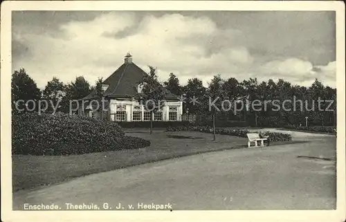 Enschede Theehuis G. J. v. Heekpark Kat. Enschede