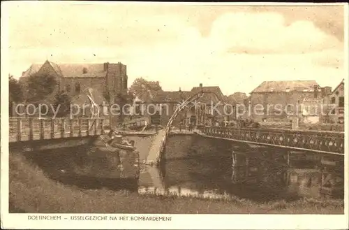 Doetinchem IJsselgezicht Bombardement Kat. Doetinchem