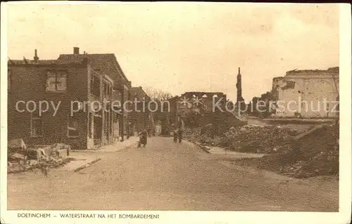 Doetinchem Waterstraat Bombardement Kat. Doetinchem