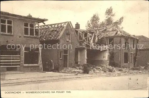 Doetinchem Wijnbergscheweg na Maart 1945 Kat. Doetinchem