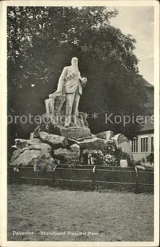 Deventer Standbeeld President Stein Kat. Deventer