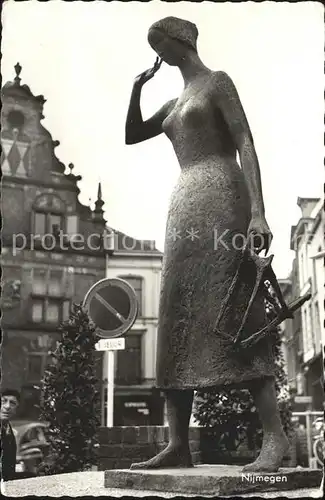 Nijmegen Beeld Mariken Markt Kat. Nimwegen Nijmegen