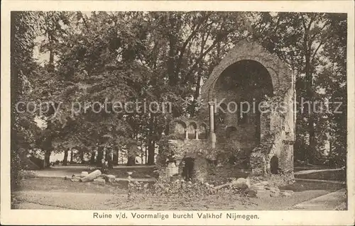 Nijmegen Ruine Voormalige burcht Valkhof  Kat. Nimwegen Nijmegen