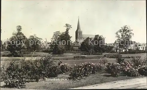 Kampen Niederlande Plantsoen met Bovenkerk / Kampen /