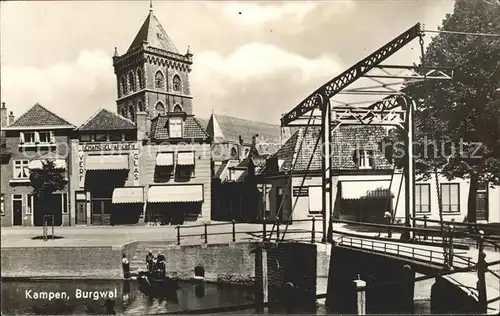 Kampen Niederlande Burgwal Zugbruecke / Kampen /