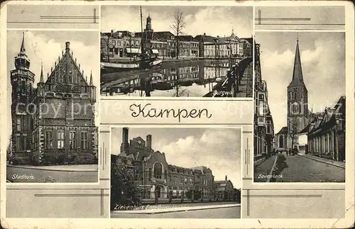 Kampen Niederlande Stadhuis Burgwal Bovenkerk Ziekenhuis Engelenbergstichting / Kampen /