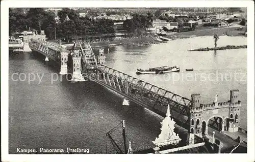 Kampen Niederlande Panorama Ijsselbrug Bruecke Fliegeraufnahme / Kampen /