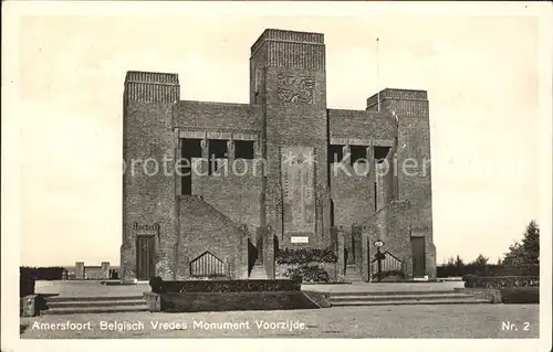 Amersfoort Belgisch Vredes Monument Denkmal Kat. Amersfoort