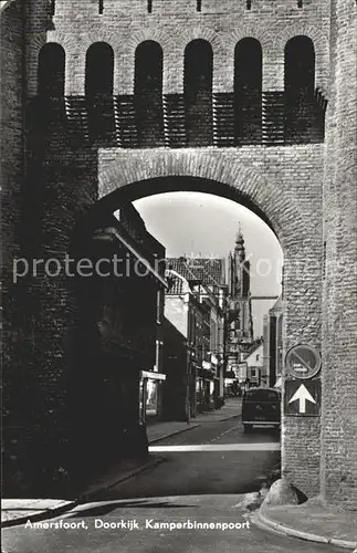 Amersfoort Doorkijk Kamperbinnenpoort Kat. Amersfoort