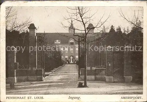 Amersfoort Pensionaat St Louis Ingang Kat. Amersfoort