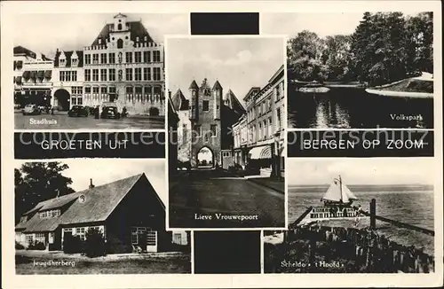 Bergen op Zoom Stadhuis Voldspark Schelde Hoofd Jeugdherberg Vrouwepoort / Bergen op Zoom /