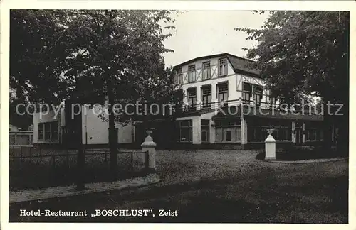 Zeist Hotel Restaurant Boschlust  Kat. Zeist