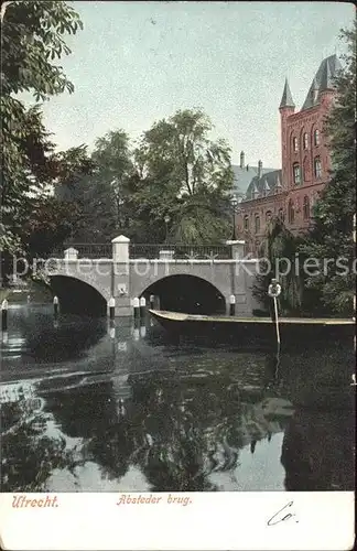 Utrecht Absteder brug Bruecke Kat. Utrecht