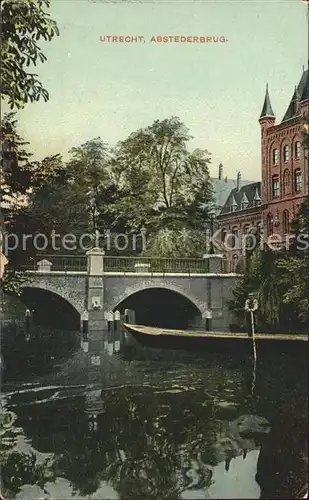 Utrecht Abstederbrug Bruecke Kat. Utrecht