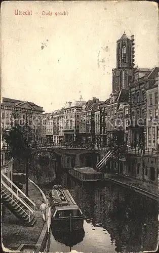 Utrecht Oude gracht Kat. Utrecht