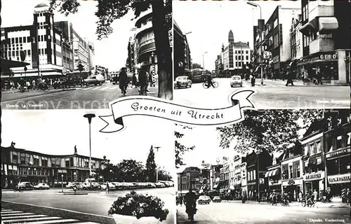 Utrecht Teilansichten Strassenpartie Kat. Utrecht