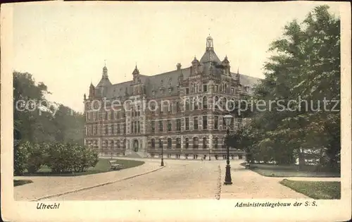 Utrecht Administratiegebouw der S.S. Kat. Utrecht