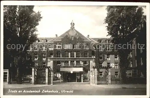 Utrecht Stads en Acad. Ziekenhuis Krankenhaus Kat. Utrecht