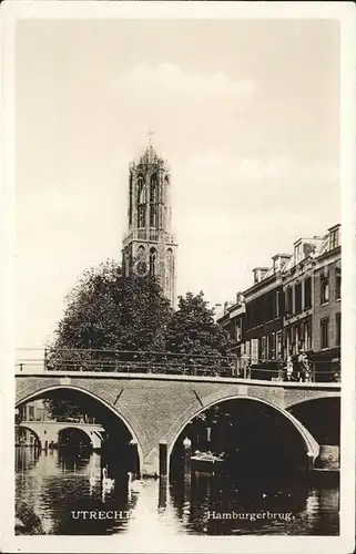 Utrecht Hamburgerbrug Domtoren Kat. Utrecht