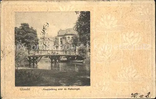 Utrecht Knuppelbrug over de Maliesingel Kat. Utrecht
