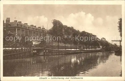 Utrecht Leidscheweg met Veldkazerne Kat. Utrecht