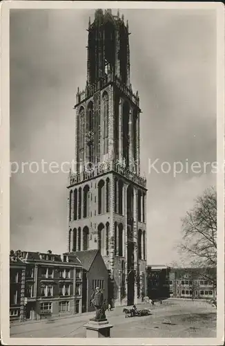 Utrecht Domplein Domtoren Monument Kat. Utrecht