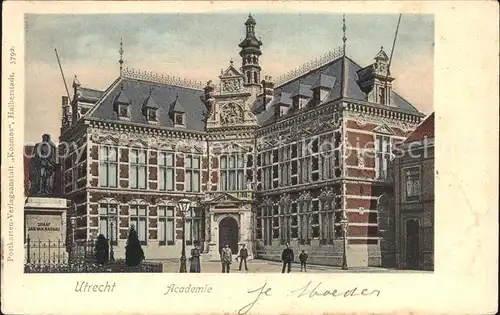 Utrecht Academie Kat. Utrecht