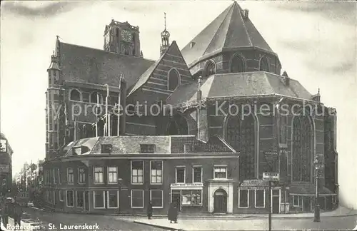 Rotterdam St Laurenskerk Kirche Kat. Rotterdam