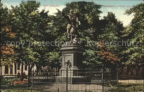 Rotterdam Standbeeld Piet Hein Statue Denkmal Kat. Rotterdam