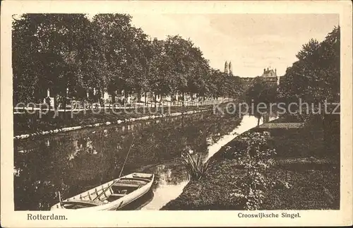 Rotterdam Crooswijksche Singel Kanal Kat. Rotterdam