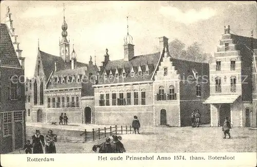 Rotterdam Prinsenhof anno 1574 Kat. Rotterdam