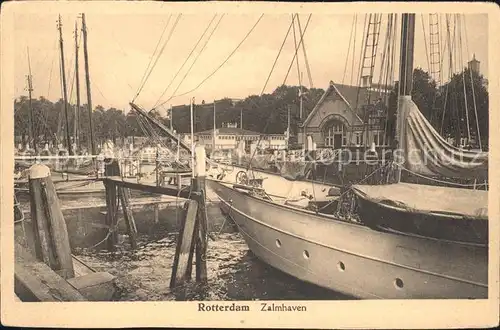 Rotterdam Zalmhaven Hafen Segelschiff Kat. Rotterdam