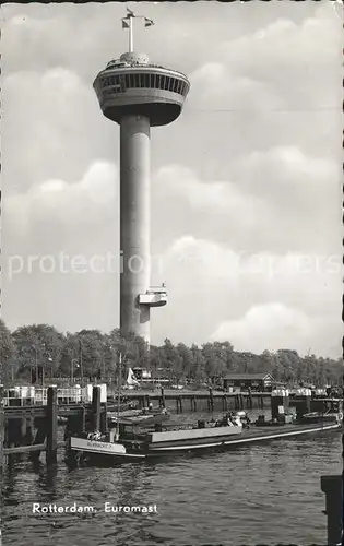 Rotterdam Euromast Frachtkahn Kat. Rotterdam