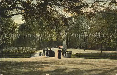 Rotterdam Park Tollens Standbeeld Statue Denkmal Kat. Rotterdam