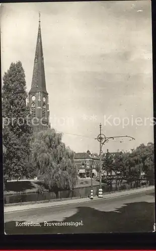 Rotterdam Provenierssingel Kirchturm Kat. Rotterdam