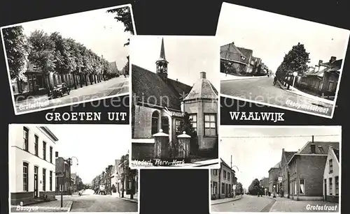 Waalwijk Ned Herv Kerk Straat Kat. Waalwijk