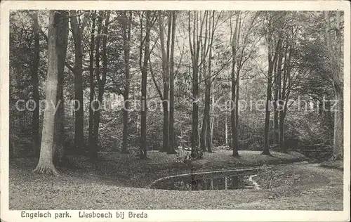 Breda Noord Brabant Engelsch Park Liesbosch Kat. Breda