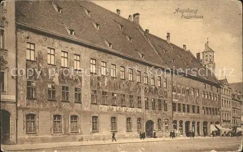 Augsburg Fuggerhaus Fresken Kat. Augsburg