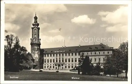 Weimar Thueringen Schloss Kat. Weimar