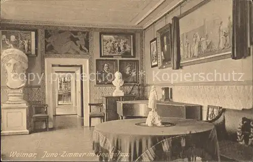 Weimar Thueringen Juno Zimmer im Goethehaus Kat. Weimar