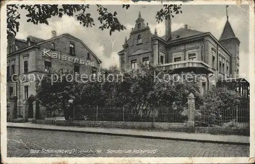 Bad Schmiedeberg Sanatorium Kaiserbad Kat. Bad Schmiedeberg Duebener Heide