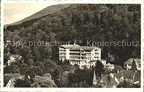 Bad Harzburg Sanatorium am Burgberg Kat. Bad Harzburg