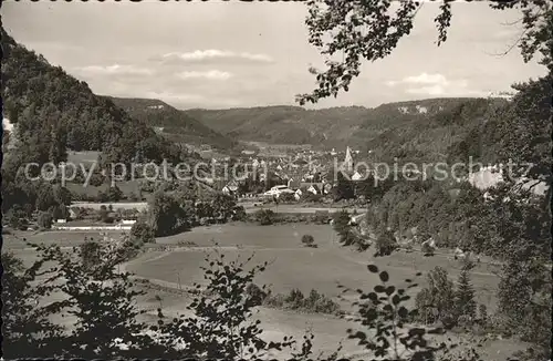 Geislingen Steige Panorama Fuenftaelerstadt Kat. Geislingen an der Steige