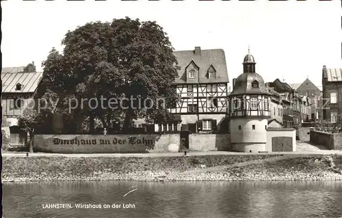 Lahnstein Wirtshaus an der Lahn Kat. Lahnstein