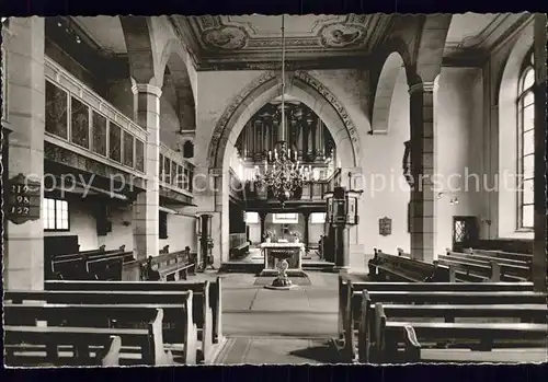 Usingen Evangelische Kirche Inneres Kat. Usingen