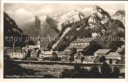 Oberammergau mit Passionstheater Alpen Kat. Oberammergau