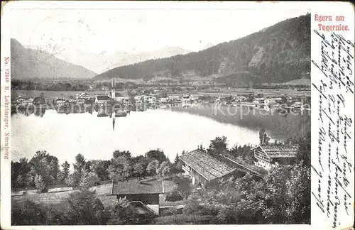 Egern Tegernsee Panorama Kat. Rottach Egern