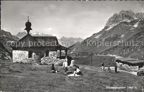 Klausenpass Klausenpasshoehe Schaechentaler Windgaelle Kat. Klausen