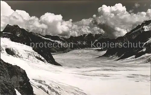 Jungfraujoch Aletschgletscher Kat. Jungfrau