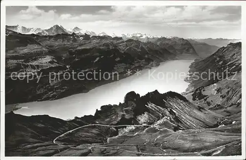 Brienzer Rothorn BE Blick vom Hotel Brienzersee Kat. Brienzer Rothorn